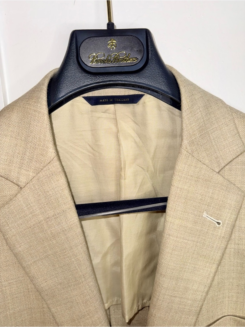 Brooks Brothers Beige Two-Button Sport Coat - Picture 2 of 10
